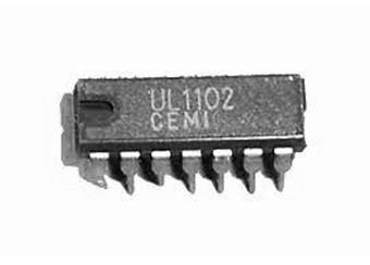 UL1102 /CA3054/ Duální nezávislý diferenciální zesilovač pro aplikace s nízkým výkonem od DC do 120 MHz