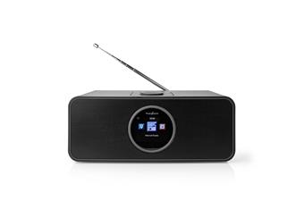 ,Internetové rádio, FM, Bluetooth®, Wi-Fi, Internet, 42W, budík, DO, černé