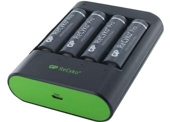 GP Recyko+Pro s 4 x AA, nová tech. baterie se nevybijí