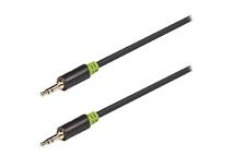 Stereo audio kabel 3,5mm jack zástr. - 3,5mm jack zástr. 2m