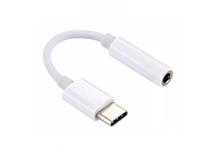 Redukce  USB-C - Jack 3,5mm, 12 cm - bílá