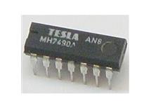 MH7493AS Tesla 4 bitový binární čítač  AS= vyšší spolehlivost