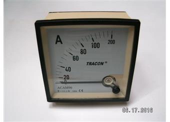 Analogové panelové měřidlo TRACON 0-200A