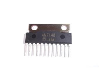 AN7148 NF konc. zesilovač 2x2,1W, <24V, 3.5A, SIL12