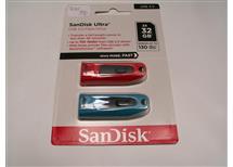 Flash USB 3.0 2x32GB San Disk 2ks v balení