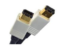 Kabel firewire 6pin - 6pin 1,5m Profigold, 24K zlato