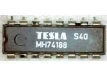 MH74188 Tesla PROM 32x8bit., DIL16 prázné, nenaprogramované