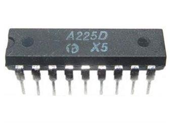A225D/TDA1047 mf zesilovač+demodulátor, DIL18 RFT
