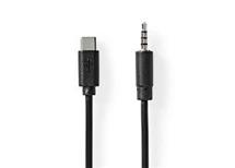 Kabel USB-C™ – 3,5 mm zástrčka jack 4pin, 1m