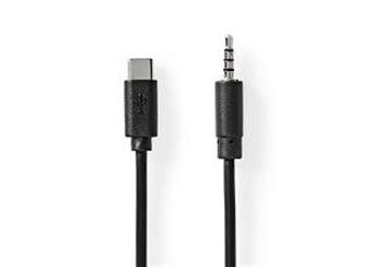 Kabel USB-C™ – 3,5 mm zástrčka jack 4pin, 1m