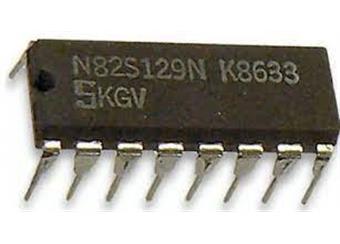 N82S129N - paměť PROM 256x4bit , DIP16