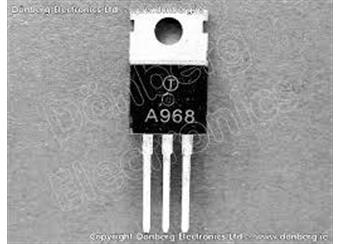 2SA968 PNP, 160V, 1.5A, 25W, 100MHz, TO220