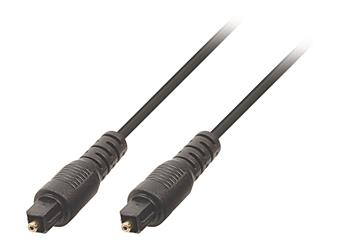 Optický digitální audio kabel M/M 5m, černý