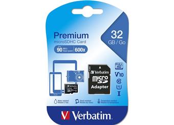 Paměťová karta microSDHC 32GB , třída 10, Verbatim