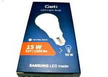 žár Led 15W E27 čip Samsung přírodní