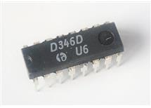 D346D dekodér pro sedmisegmentový LED displej, DIP16-nově dozásobeno, 10 ks