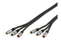 Komponentní video kabel 6xRCA 1,5m - profi 1ks skladem