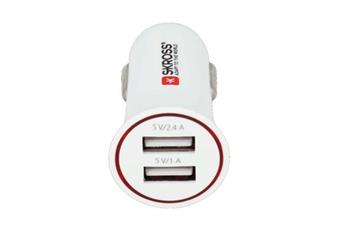 USB nabíjecí dual autoadaptér, 2xUSB, 3,4A max, SKROSS