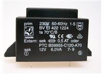 230/1x12V 0,35VA,  0,5VA,  0,7VA trafo do  DPS Hanh výběr do poznámky