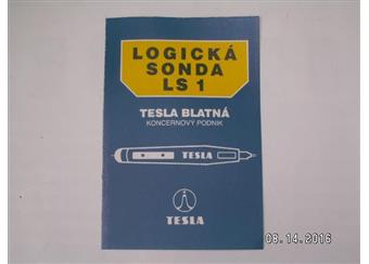 Logická sonda LS 1 Tesla Blatná, stavebnice, obsahuje osazenou tiš.desku s MA1458, obal, kryt a přísluš.