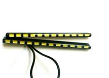 Světla pro denní svícení Super jasná 12 LED diod do auta DRL SMD 7030 LED  Vodotěsné 2ks  Hliníkový kryt Styling auta pro denní světlo