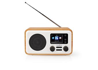 .Internetové rádio, DAB+, FM, Bluetooth®, Wi-Fi, Internet, 7W, DO, bílá/dřevo