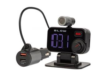 FM transmitter s bluetooth 5.0 připojením do auta, 2x USB + handsfree