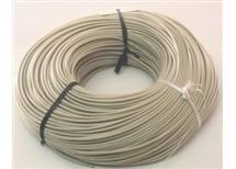 Silikonový vodič CSA 0,20mm - transparentní, CU jádro pocín,. drát /plné jádro/