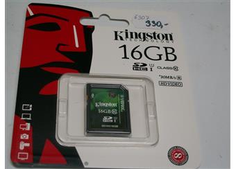 SD pamětová karta 16GB Kingston Clas10 SDHC1