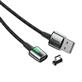 Magnet. kabel USB pro telef. přístroje / micro USB s LED 2m 1,5A
