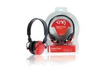 Hi-Fi sluchátka KNG-5070 20-20000hz 110 db červená - akční cena