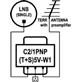slučovač LNB+Teresterial s možností napájení ter 5V P105