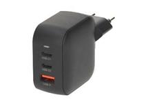 . rychlonabíječka telefonu 70W technologie GaN výstup 2xC 1xUSB-A set -včetně šnůry C na C 1,5m