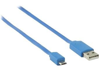 USB kabel 1m modrý