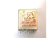 relé vacuové QN59926 24V DC 0,04A-40mA ,2 x NO/NC max 6A Tesla Pardubice skllad 4 ks