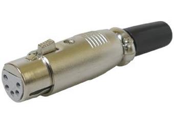 Konektror XLR zásuvka 5pin na kabel
