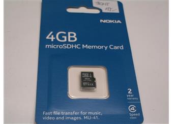 SDHC mikrokarta 4GB Nokia