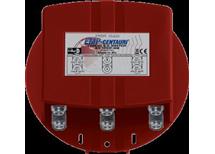 Satel.sluč.+Dvb-t  5in/4out  1 a 4 sat vst do 4 spol výst, vhodný ke slouč Quad LNB (Monobl quad ) a DVB-t , venk prov.