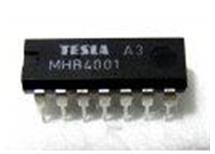 MHB4001 Tesla- čtveřice dvouvstupových hradel NOR