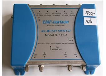 multipřepínač 5/4  S.142-A 4 1x Sat 1x terest. 4x účastník EMP-Centauri výrobek ve slevě