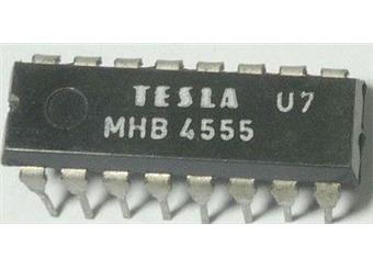 MHB4555 2x dekodér+demultiplexer, DIL16