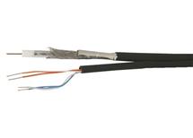 koax kabel Nordix TLCA-6-TSH+2P PE, skladem 76m