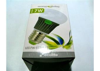 Led 7W E27 A60 4200K Ecolite dobré chlazení