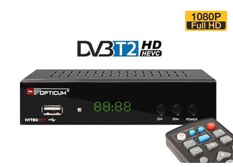 Opticum NYTRO box DVB-T2 H.265, příjemné Menu -nový Čip