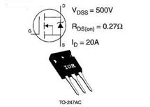 IRFP460  MBR  500V 25A N-FET