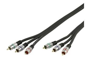 Komponentní video kabel 6xRCA 1,5m - profi