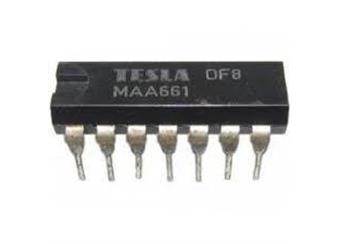 MAA661 obvod MF zvuku zesilovač FM Tesla (TAA661)
