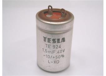 kond TE924 1,5mF /1500uF 40V Tesla
