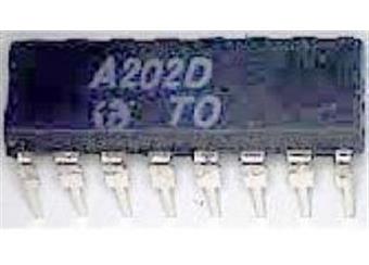 A202D =TDA1002A NF předzesilovač se záznamovou automatikou /magnetofony/ DIL 16