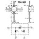 TDA1053 4 pin diodový útlum T článek pro UHF vstupy do 1Ghz,  již nevyráběn, dostupné sklad. množství, tč skladem